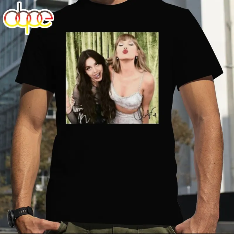 Olivia Rodrigo Taylor Swift Singnature Shirt Olivia Rodrigo Taylor Swift Singnature Shirt IDF1754690 Idea Fanatic