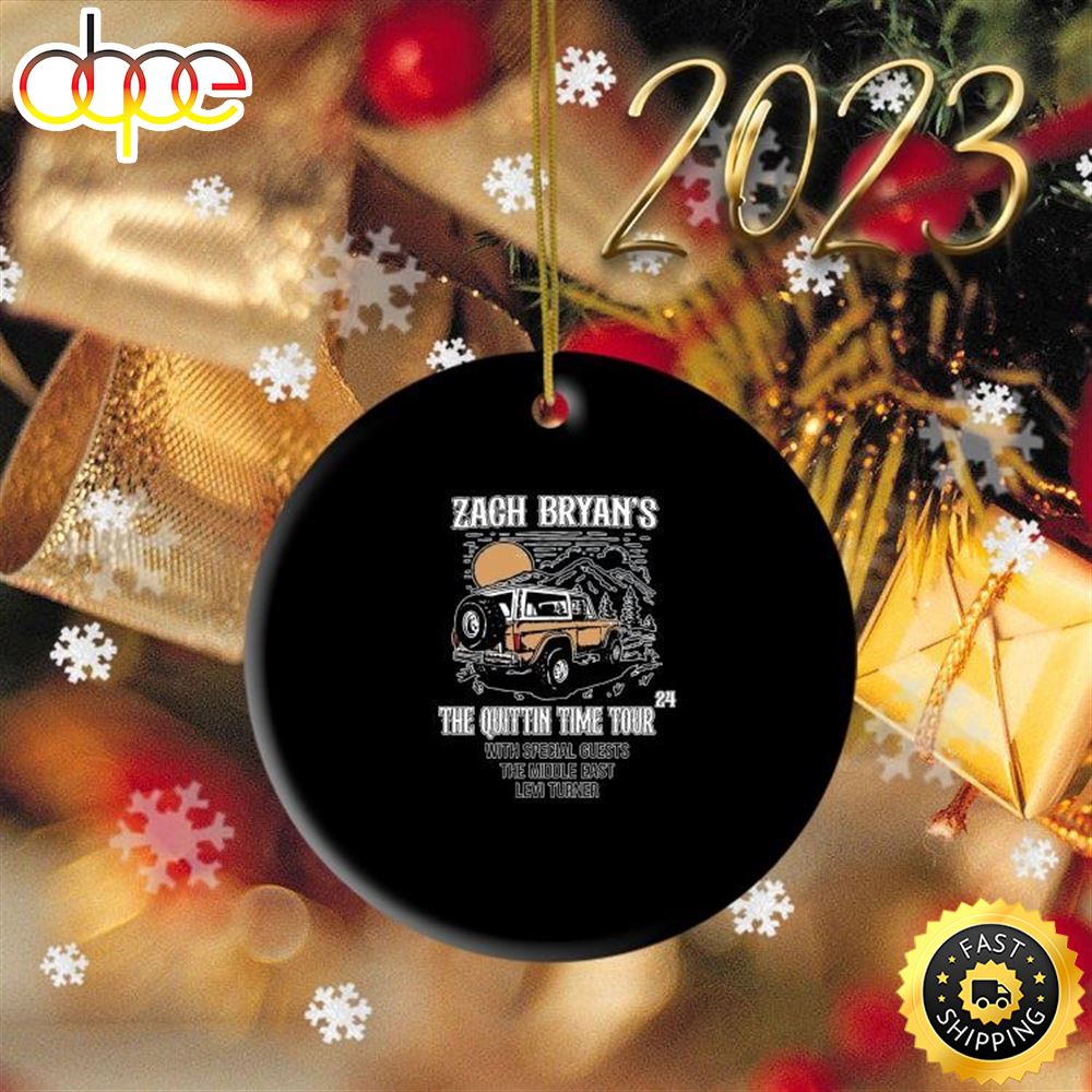 Zach Bryan The Quittin Time Tour 2024 Ornament IDF156380 1 Idea Fanatic Original Zach Bryan The Quittin Time Tour 2024 Country Music Vintage Ornament hzm0pq Zach Bryan The Quittin Time Tour 2024 Ornament IDF156380 Idea Fanatic