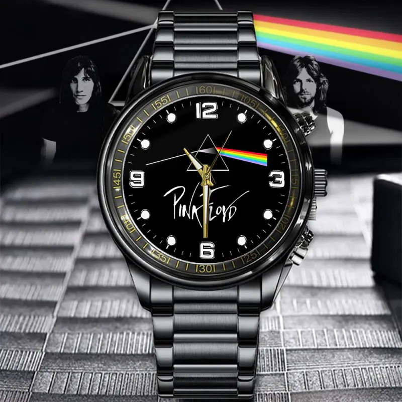 PF050124LNQ11TTT mk1 1 Pink Floyd Black Hand Watch IDF8702230 Idea Fanatic