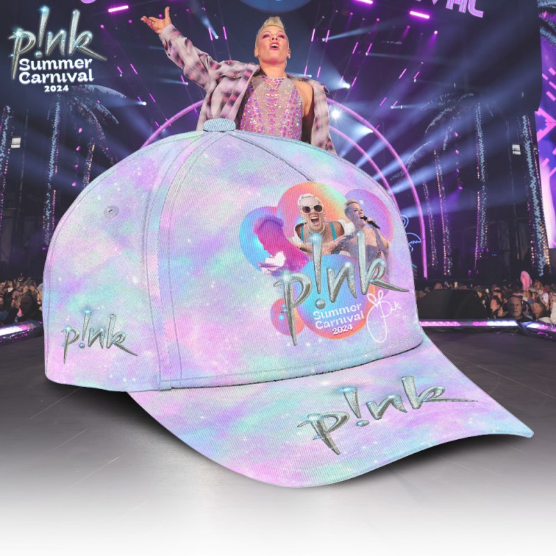 PIN010224LNQ10TTT mk2 P!nk Pink Singer Summer Carnival 2024 Classic Cap PIN010224LNQ10TTT Idea Fanatic