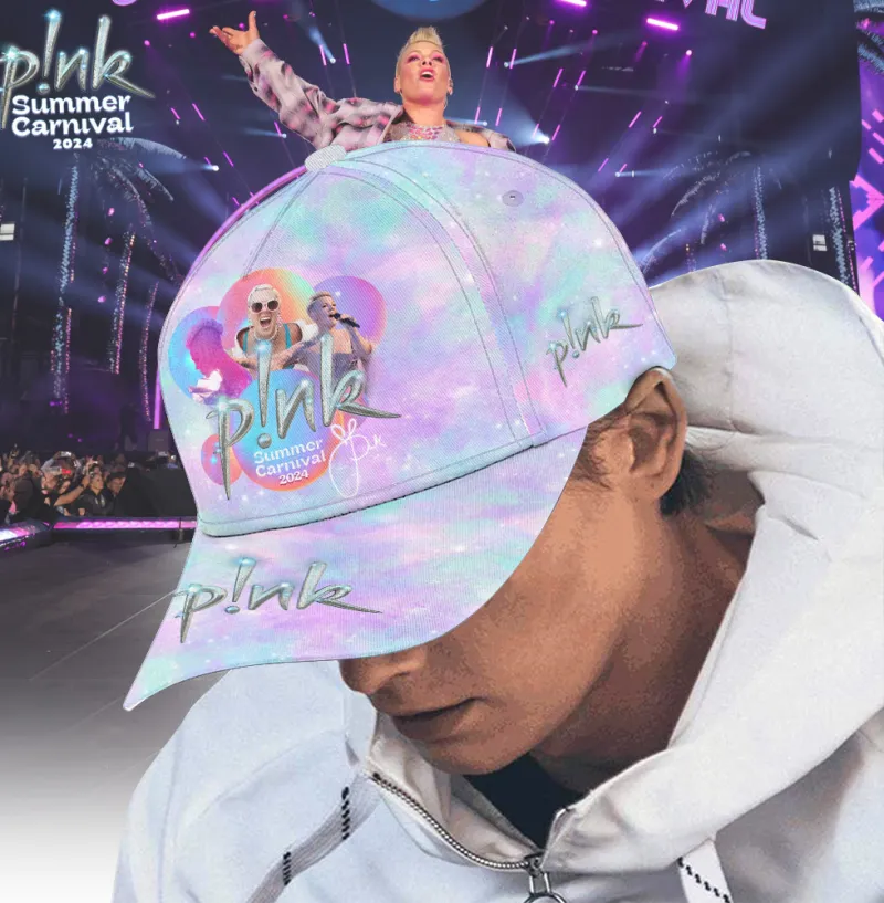 PIN010224LNQ10TTT mk5 P!nk Pink Singer Summer Carnival 2024 Classic Cap PIN010224LNQ10TTT Idea Fanatic