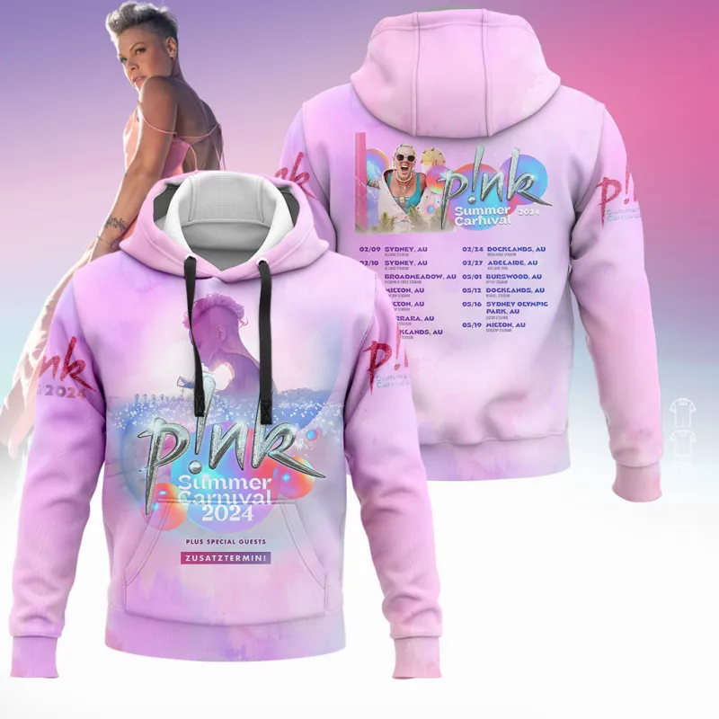 PIN010224LNQ7DKD mk1 P!nk Pink Singer Summer Carnival 2024 Tour 3D Shirt Hoodie Gift For Pink Fan PIN010224LNQ7DKD Idea Fanatic