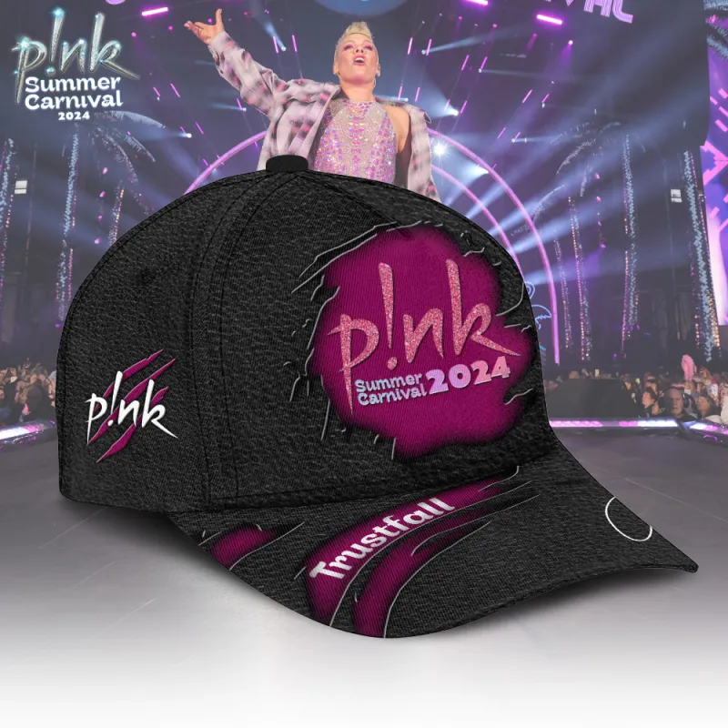 PIN010224LNQ9TTT mk2 P!nk Pink Singer Summer Carnival 2024 Classic Cap PIN010224LNQ9TTT Idea Fanatic