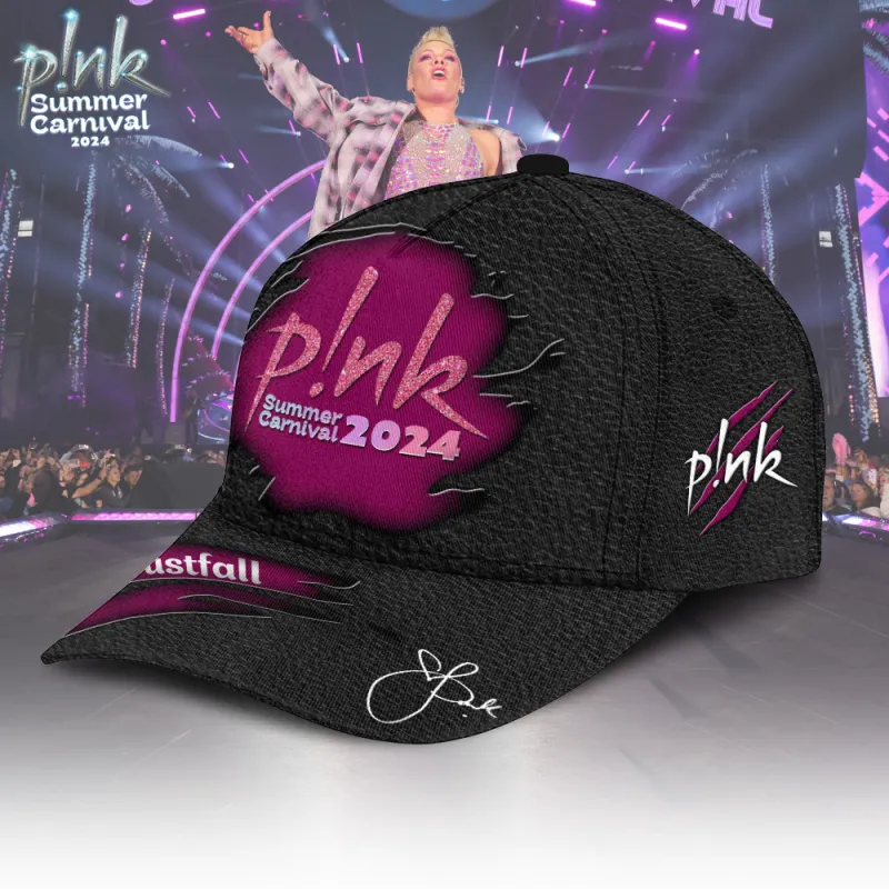 PIN010224LNQ9TTT mk3 P!nk Pink Singer Summer Carnival 2024 Classic Cap PIN010224LNQ9TTT Idea Fanatic