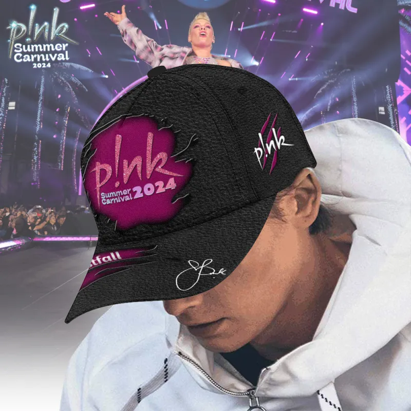 PIN010224LNQ9TTT mk5 P!nk Pink Singer Summer Carnival 2024 Classic Cap PIN010224LNQ9TTT Idea Fanatic