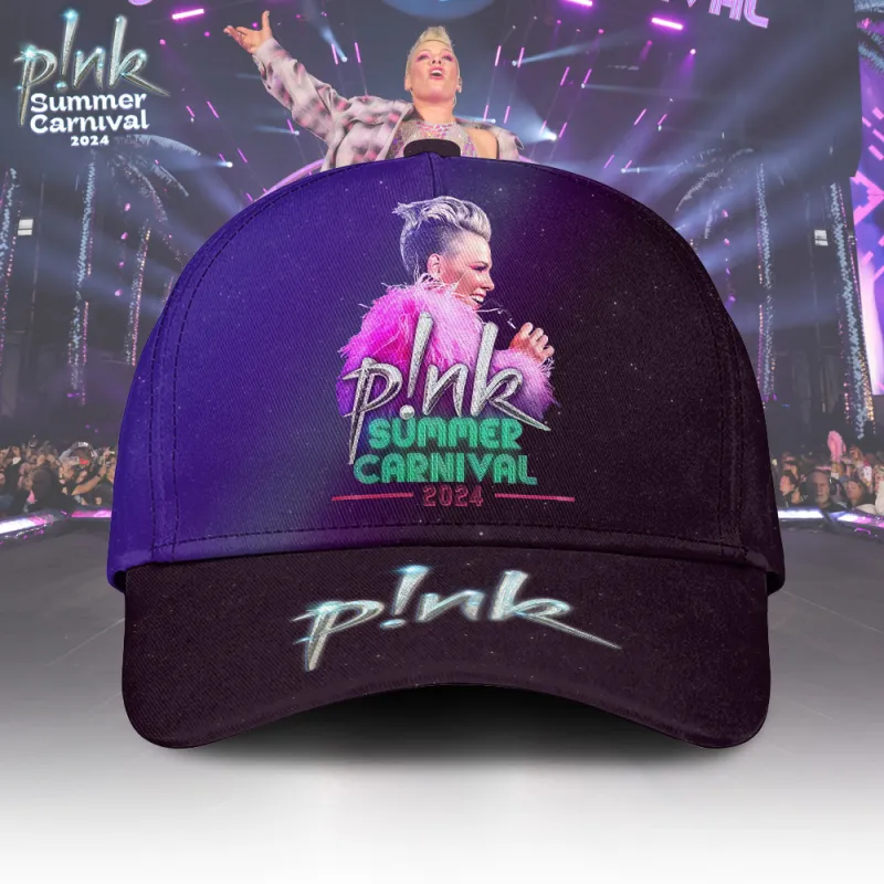 PIN020224LNQ1TTT mk1 P!nk Pink Singer Summer Carnival 2024 Tour Classic Cap PIN020224LNQ1TTT Idea Fanatic