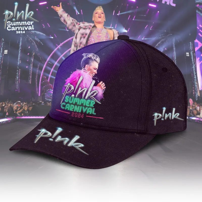 PIN020224LNQ1TTT mk3 P!nk Pink Singer Summer Carnival 2024 Tour Classic Cap PIN020224LNQ1TTT Idea Fanatic