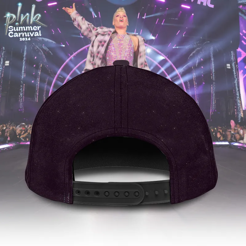 PIN020224LNQ1TTT mk4 P!nk Pink Singer Summer Carnival 2024 Tour Classic Cap PIN020224LNQ1TTT Idea Fanatic