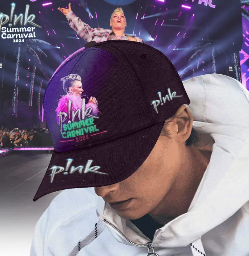 PIN020224LNQ1TTT mk5 P!nk Pink Singer Summer Carnival 2024 Tour Classic Cap PIN020224LNQ1TTT Idea Fanatic