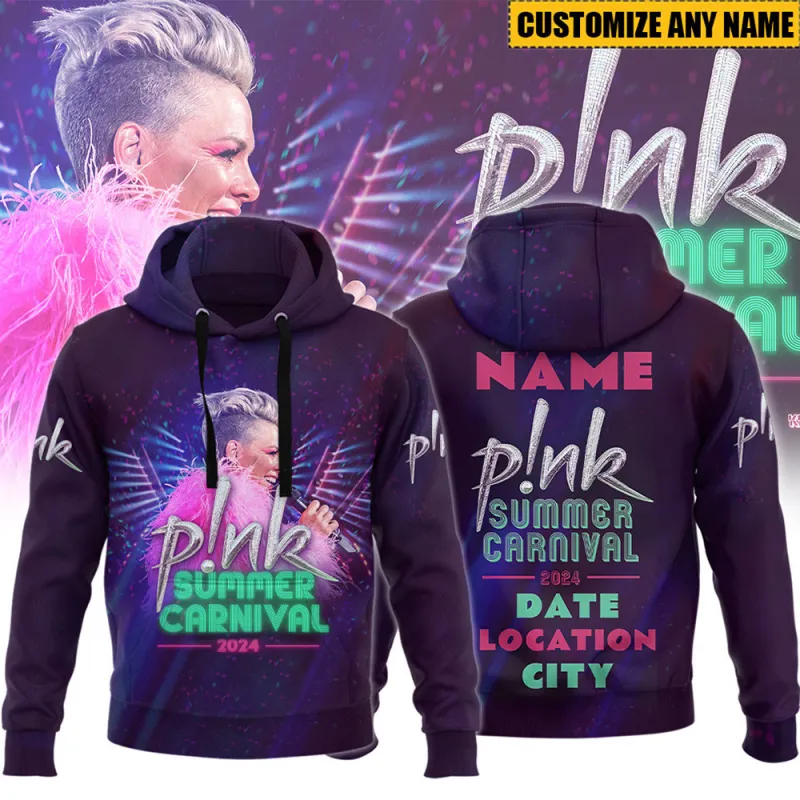 PIN280224LNQ11VKH mk hd P!nk Singer EU Summer Carnival 2024 Tour Personalized 3D Shirt Hoodie PIN280224LNQ11VKH Idea Fanatic