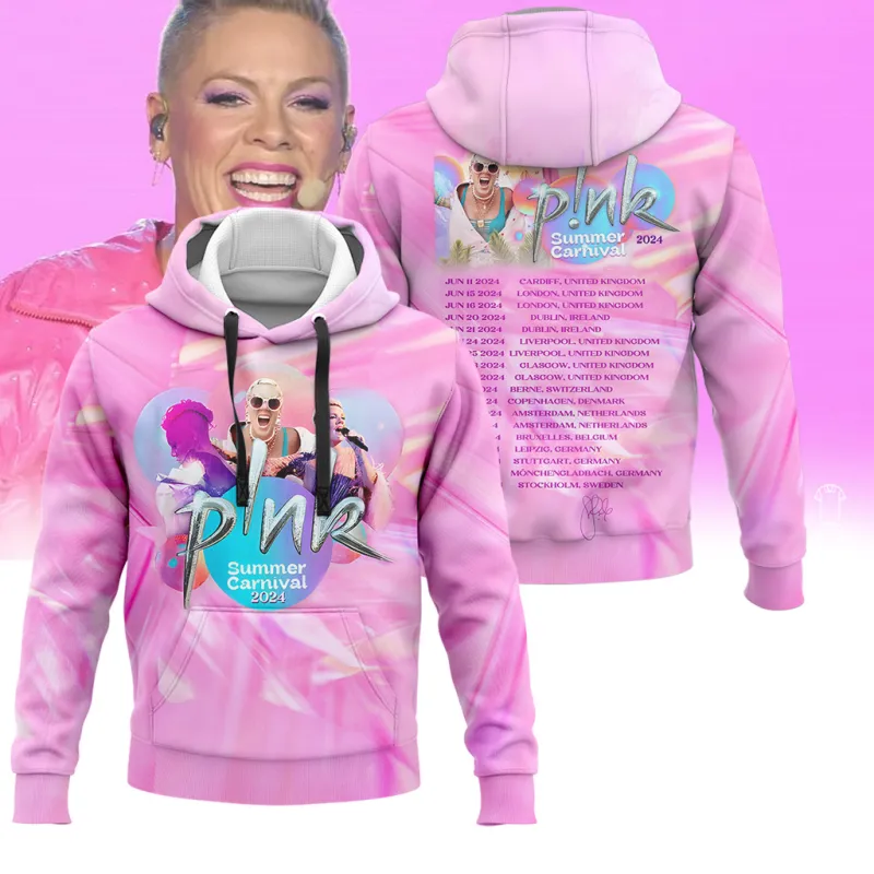 PIN280224LNQ7DKD mk P!nk Singer EU Summer Carnival 2024 Tour 3D Shirt Hoodie PIN280224LNQ7DKD Idea Fanatic