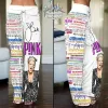 PIN280224LNQ8TTT mk P!nk Singer High-Waisted Straight-Leg Trousers PIN280224LNQ8TTT Idea Fanatic