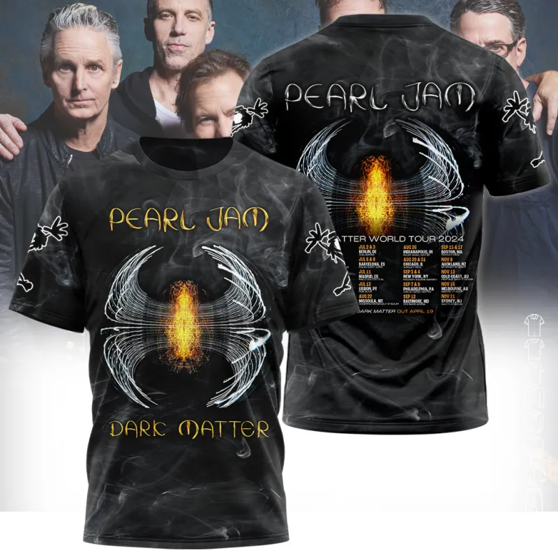 PJ250324LNQ12DKD mk1 Pearl Jam Dark Matter World Tour 2024 3D Hoodie Shirt IDF8691970 Idea Fanatic