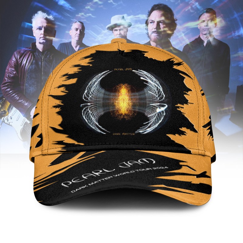 PJ250324LNQ15TTT mk1 Pearl Jam Dark Matter World Tour 2024 3D Cap IDF893056 Idea Fanatic