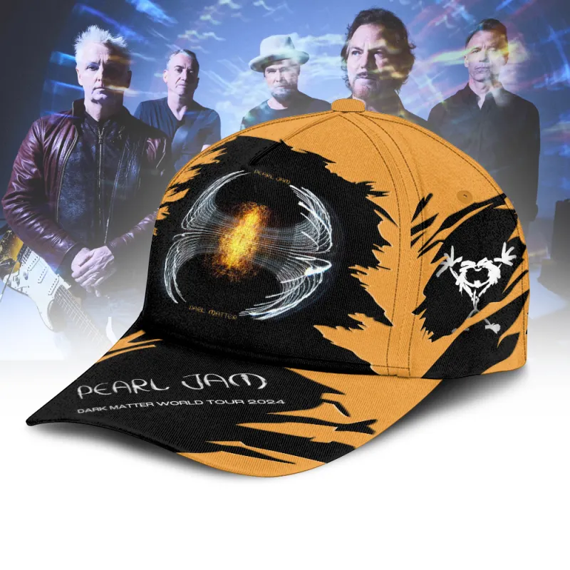 PJ250324LNQ15TTT mk3 Pearl Jam Dark Matter World Tour 2024 3D Cap IDF893056 Idea Fanatic