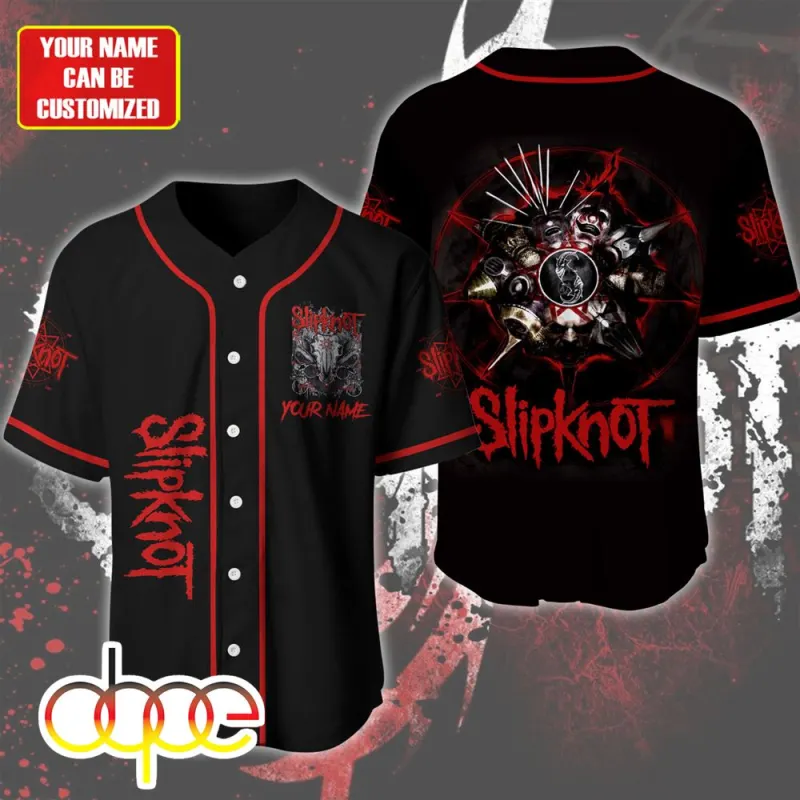 Personalized Name Slipknot Q2 Baseball Jersey Shirt Personalized Name Slipknot Q2 Baseball Jersey Shirt IDF1785410 Idea Fanatic