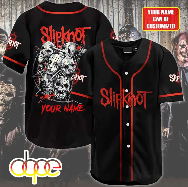 Personalized Name Slipknot S1 Baseball Jersey Shirt Personalized Name Slipknot S1 Baseball Jersey Shirt IDF178542 Idea Fanatic