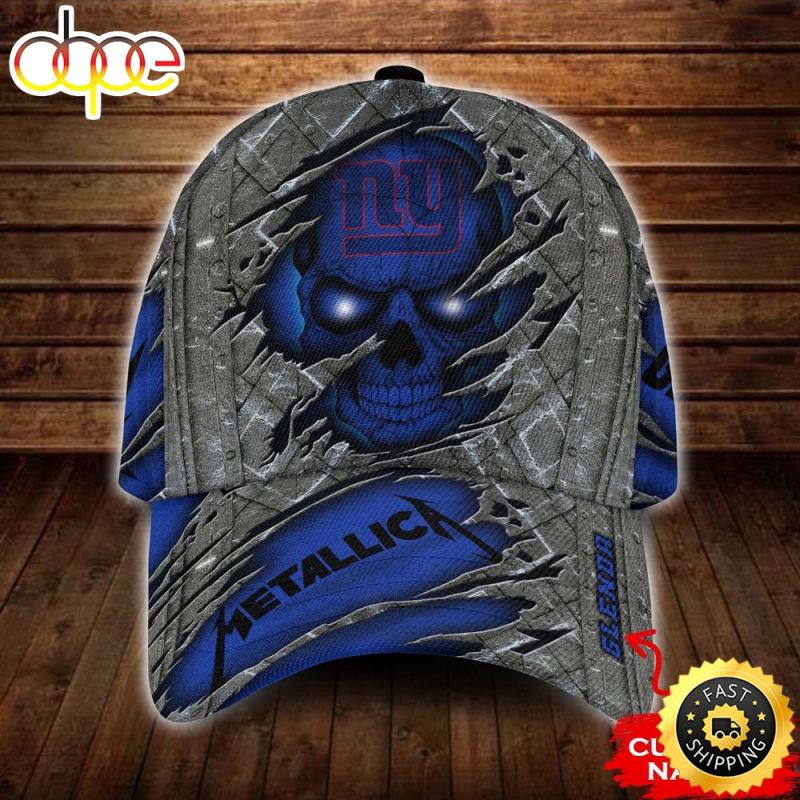Personalized New York Giants Metallica Band Skull All Over Print 3D Classic Cap ofi42k Personalized New York Giants Metallica Band Skull 3D Classic Cap IDF121274 Idea Fanatic