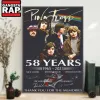 Pink Floyd 58 Years 1965 2023 And Their Signature Poster Canvas Art Pink Floyd 58 Years 1965-2023 And Their Signature Poster Canvas Art IDFCWA0184 Idea Fanatic