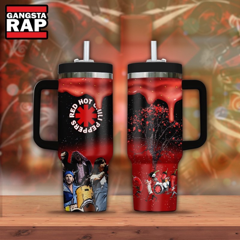 Red Hot Chili Peppers Music Design Stanley Tumbler 40oz Red Hot Chili Peppers Music Design Stanley Tumbler 40oz IFDD40OZ0052 Idea Fanatic