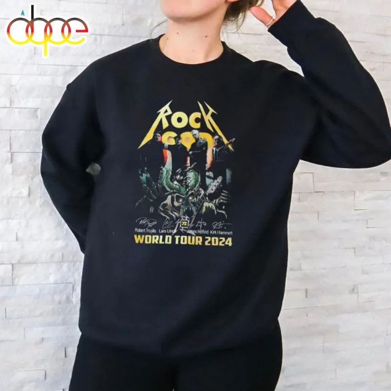 Rock God Metallica World Tour 2024 T Shirt Rock God Metallica World Tour 2024 T Shirt IDF176469 Idea Fanatic