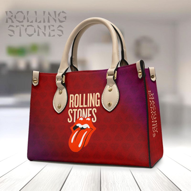 Rolling Stones Handbag leather NGHIAVT1222 PANH 3 The Rolling Stones Premium Leather Lady HandBag IFDDLHB0002 Idea Fanatic