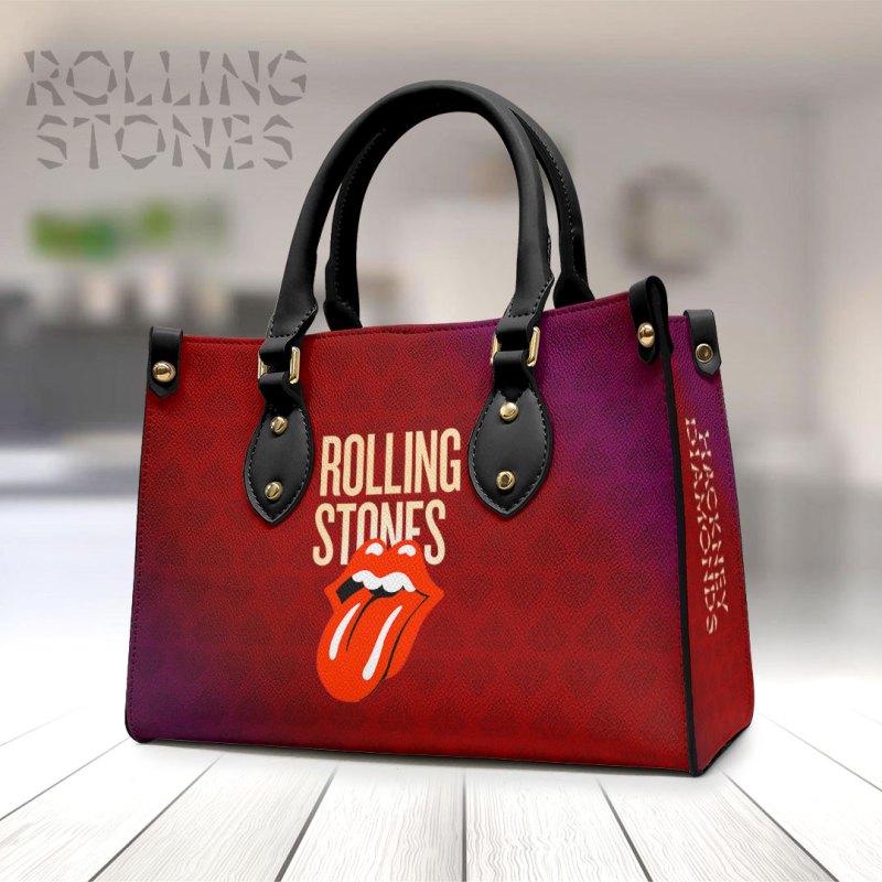 Rolling Stones Handbag leather NGHIAVT1222 PANH The Rolling Stones Premium Leather Lady HandBag IFDDLHB0002 Idea Fanatic