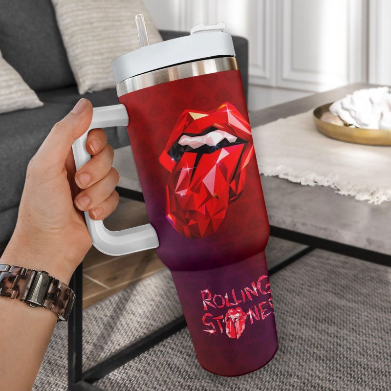 Rolling Stones Stanley Tumbler NGHIAVT1224 PANHB The Rolling Stones Personalized 40oz Stanley Tumbler IFDD40OZ0142 Idea Fanatic