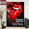 Rolling Stones Tour 24 Hackney Diamonds Wall Art Poster Canvas The Rolling Stones Tour 24 Hackney Diamonds Wall Art Poster Canvas IDFCWA0063 Idea Fanatic