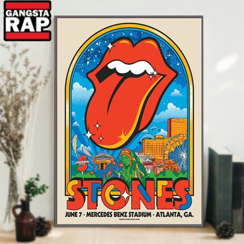 Rolling Stones Tour In Atlanta GA On June 2024 Poster Canvas Art The Rolling Stones Tour In Atlanta GA On June 2024 Poster Canvas Art IDFCWA0062 Idea Fanatic