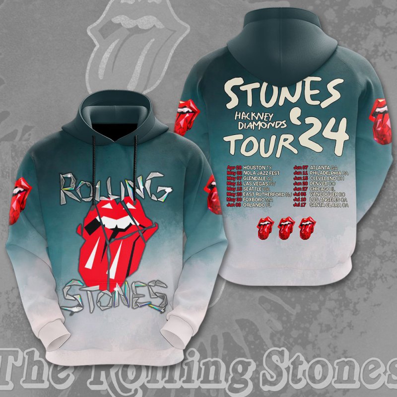 Rolling Stones Tshirt Hoodie NGHIAVT1219 Hoodie The Rolling Stones Combo 3D Apparels IFDDCLEC0009 Idea Fanatic