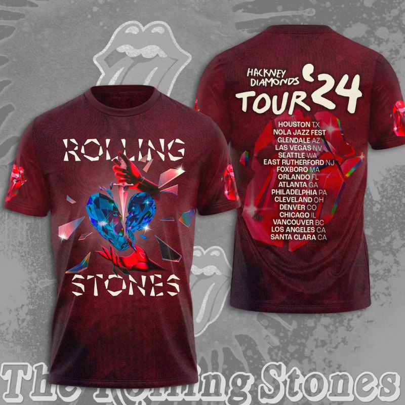 Rolling Stones Tshirt Hoodie NGHIAVT1220 The Rolling Stones Combo 3D Apparels IFDDCLEC0010 Idea Fanatic