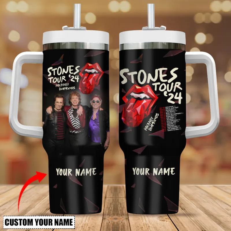 STO020324LNQ5TTT mk1 The Rolling Stones Tour 2024 Stanley Tumbler Hackney Diamonds Rolling Stones STO020324LNQ5TTT Idea Fanatic