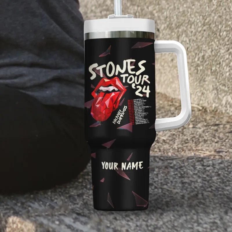 STO020324LNQ5TTT mk3 The Rolling Stones Tour 2024 Stanley Tumbler Hackney Diamonds Rolling Stones STO020324LNQ5TTT Idea Fanatic