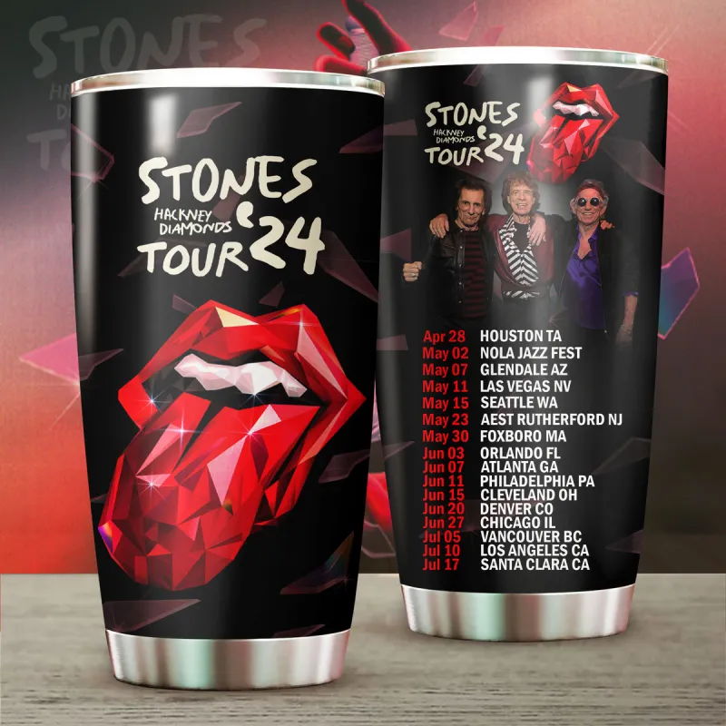 STO240224LNQ3VKH MK Rolling Stones Hackney Diamonds Tour 2024 Rolling Stones Tumbler STO240224LNQ3VKH Idea Fanatic