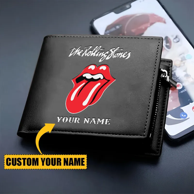 STO240224LNQ6TTT mk2 Rolling Stones Hackney Diamonds Tour 2024 Leather Wallet IDF881282 Idea Fanatic