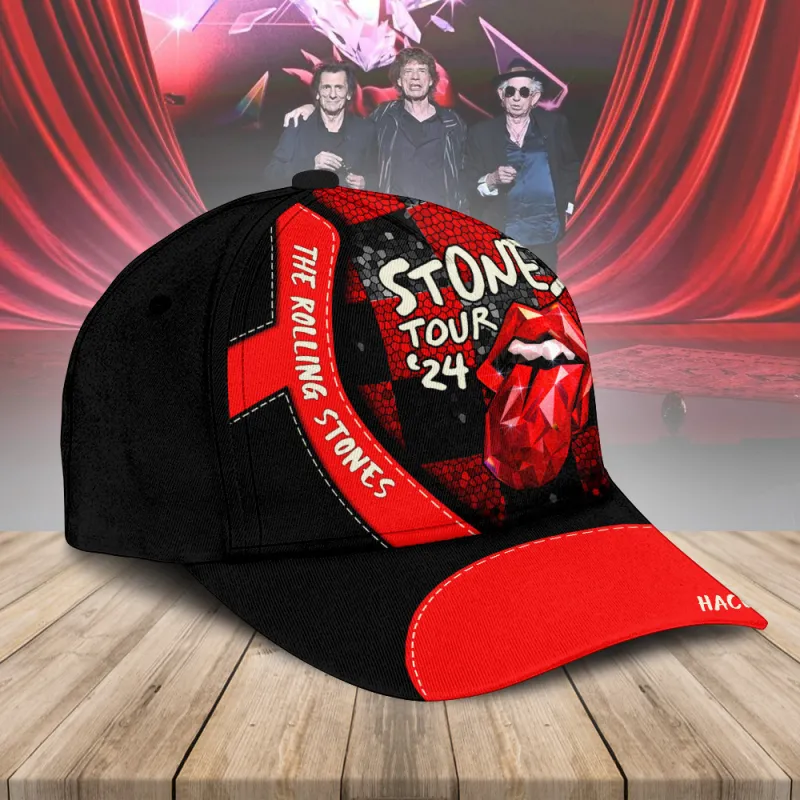 STO240224LNQ7TTT mk2 Rolling Stones Hackney Diamonds Tour 2024 Classic Cap STO240224LNQ7TTT Idea Fanatic