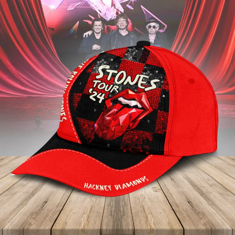 STO240224LNQ7TTT mk3 Rolling Stones Hackney Diamonds Tour 2024 Classic Cap STO240224LNQ7TTT Idea Fanatic