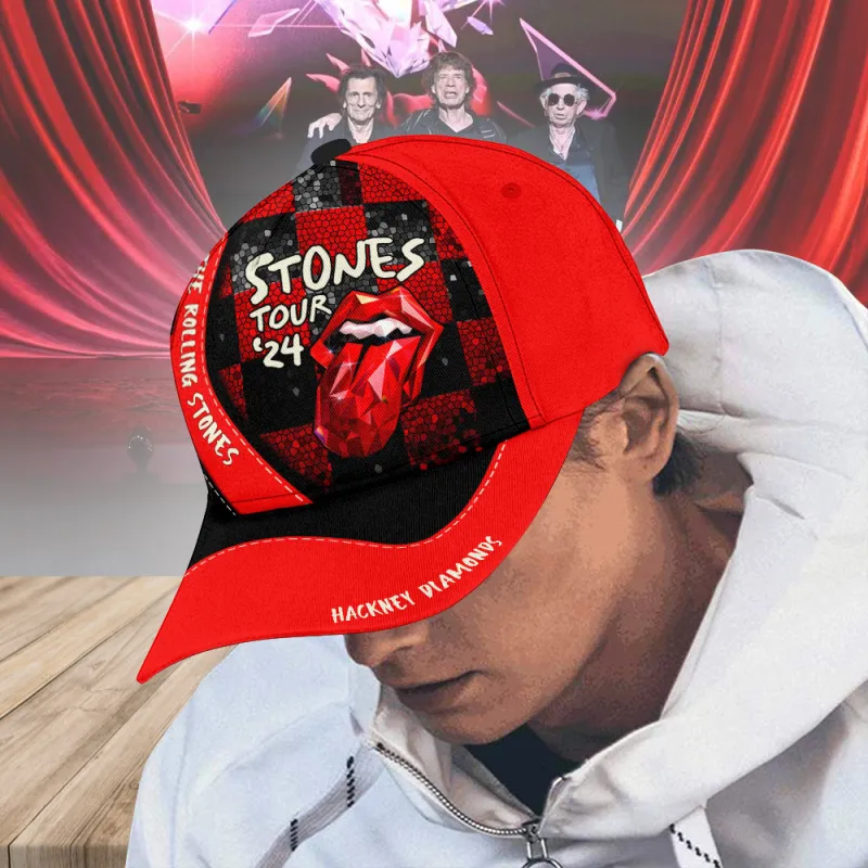 STO240224LNQ7TTT mk5 Rolling Stones Hackney Diamonds Tour 2024 Classic Cap STO240224LNQ7TTT Idea Fanatic