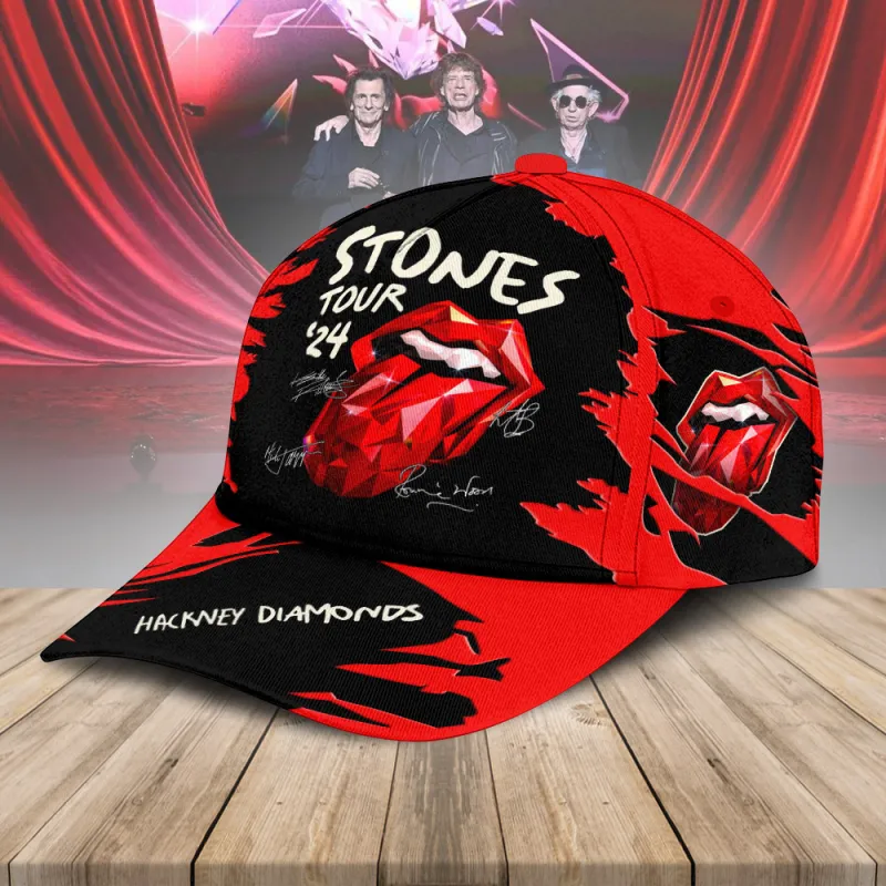 STO240224LNQ8TTT mk3 Rolling Stones Hackney Diamonds Tour 2024 Classic Cap STO240224LNQ8TTT Idea Fanatic