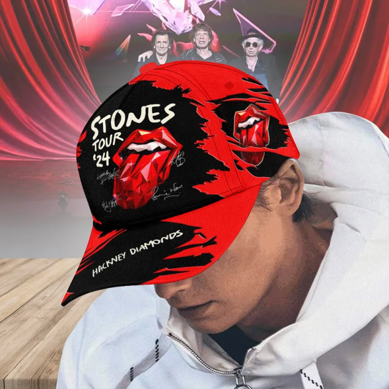 STO240224LNQ8TTT mk5 Rolling Stones Hackney Diamonds Tour 2024 Classic Cap STO240224LNQ8TTT Idea Fanatic