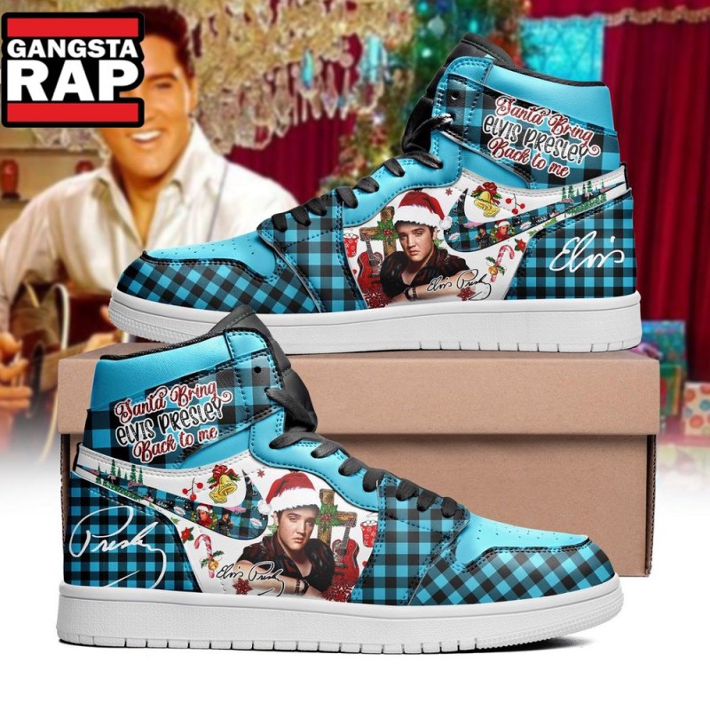 Santa Bring Elvis Presley Back To Me Air Jordan 1 Hightop Shoes Santa Bring Elvis Presley Back To Me Air Jordan 1 Hightop Shoes IFDDAJ10006 Idea Fanatic