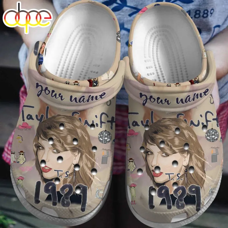 Singer Taylor Swift Vintage Vibes Clogs Shoes Cute Gift for Swiftie Taylor Swift Music Limited Clogs IDF178362 Idea Fanatic