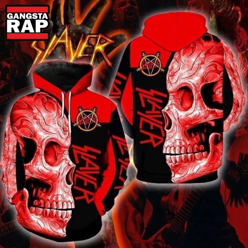 Slayer Band Rock Band Music Skull 3D Printed Hoodie Slayer Band Rock Band Music Skull 3D Printed Hoodie IFDDHD0037 Idea Fanatic