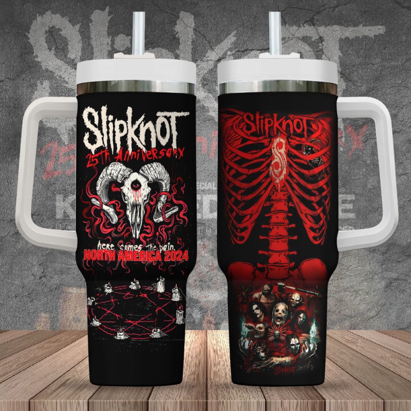 Slipknot 40Oz Stanley Tumbler TANTN7749 mk1 Slipknot Personalized 40oz Stanley Tumbler IFDD40OZ0159 Idea Fanatic