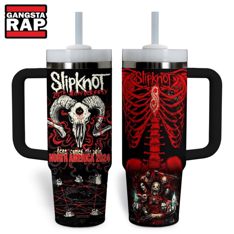 Slipknot Here Comes The Pain Stanley Tumbler 40oz Slipknot Here Comes The Pain Stanley Tumbler 40oz IFDD40OZ0065 Idea Fanatic