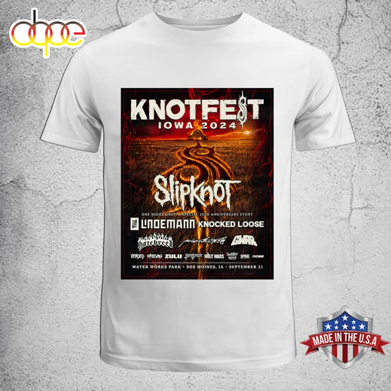 Slipknot Knotfest Iowa Returns September 2024 Featuring Unisex T Shirt Slipknot Knotfest Iowa Returns September 2024 Featuring Unisex T-Shirt IDF1790340 Idea Fanatic