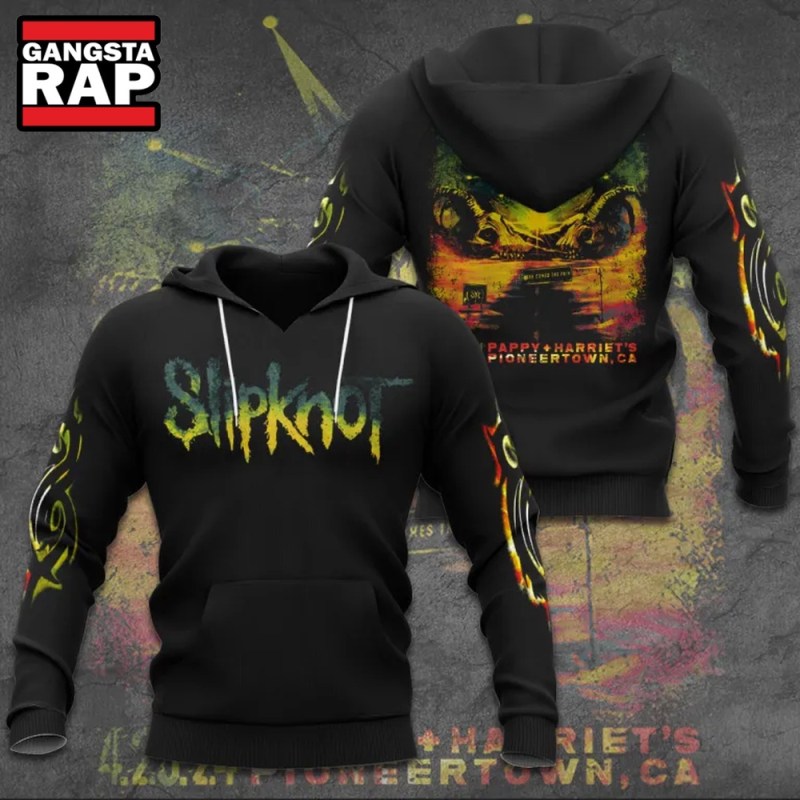 Slipknot Rock Band Pappy Harriets Pioneertown CA Hoodie Slipknot Rock Band Pappy Harriet's Pioneertown CA Hoodie IFDDHD0070 Idea Fanatic