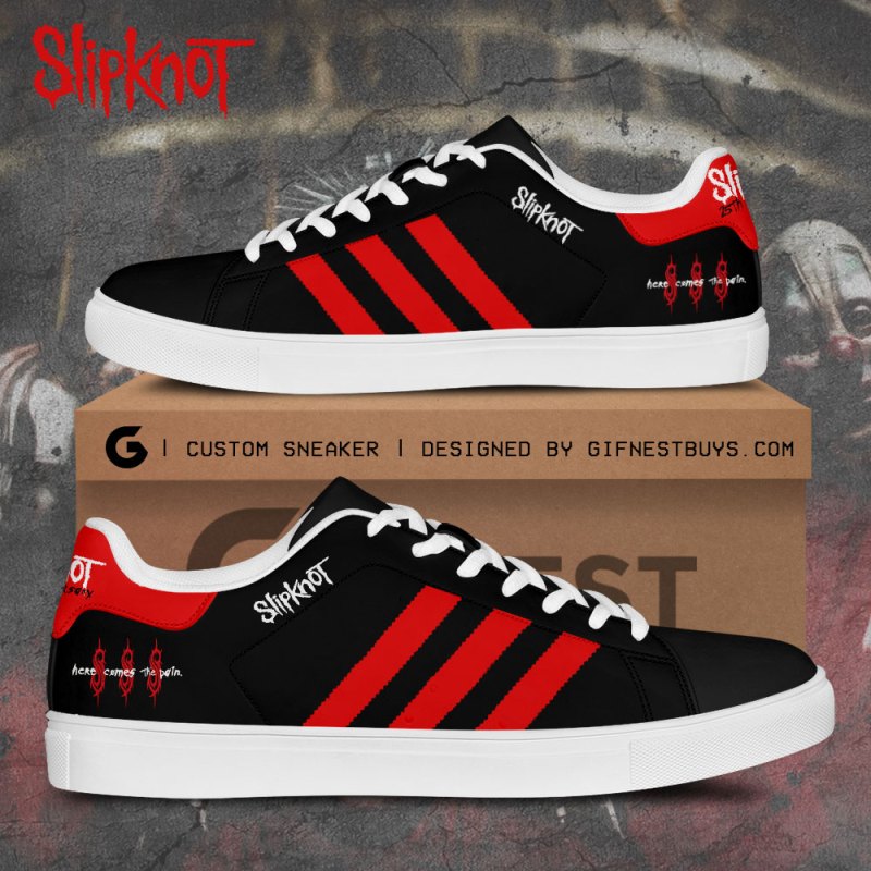 Slipknot Stan Smith Shoes TANTN6439 mk2 Slipknot Custom Stan Smith Shoes IFDDSS0012 Idea Fanatic