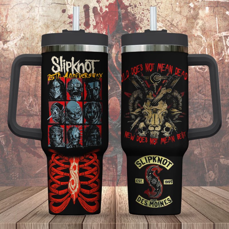 Slipknot Stanley Tumbler ANHNV4767 PANH Slipknot Personalized 40oz Stanley Tumbler IFDD40OZ0158 Idea Fanatic